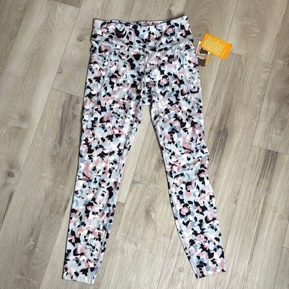 NWT Avia Multicolored Yoga Pants Workout Size Medium - Picture 1 of 7